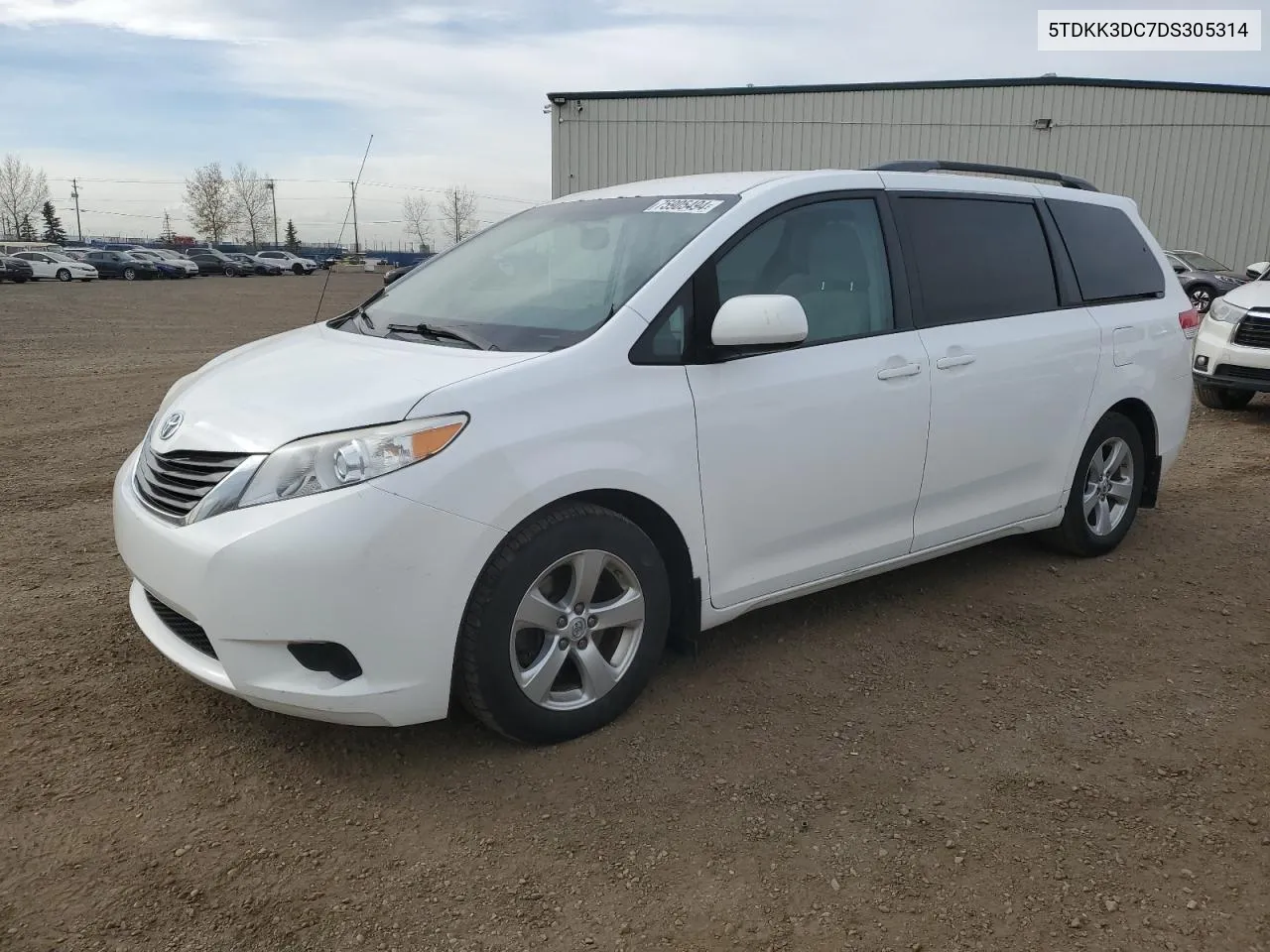 2013 Toyota Sienna Le VIN: 5TDKK3DC7DS305314 Lot: 75905494