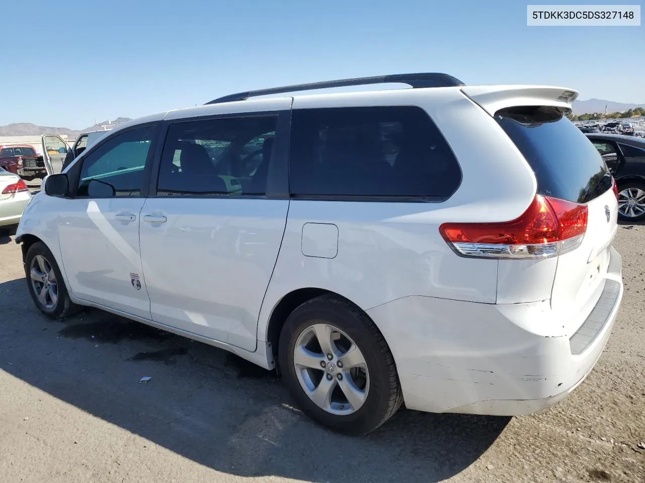 2013 Toyota Sienna Le VIN: 5TDKK3DC5DS327148 Lot: 75960474