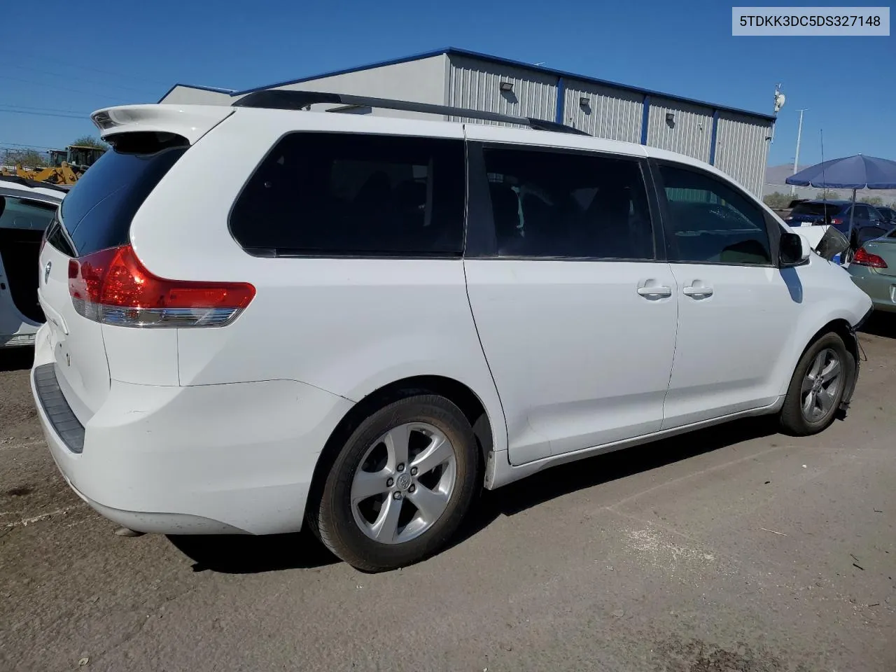 2013 Toyota Sienna Le VIN: 5TDKK3DC5DS327148 Lot: 75960474