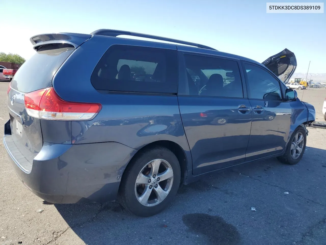 2013 Toyota Sienna Le VIN: 5TDKK3DC8DS389109 Lot: 76141614