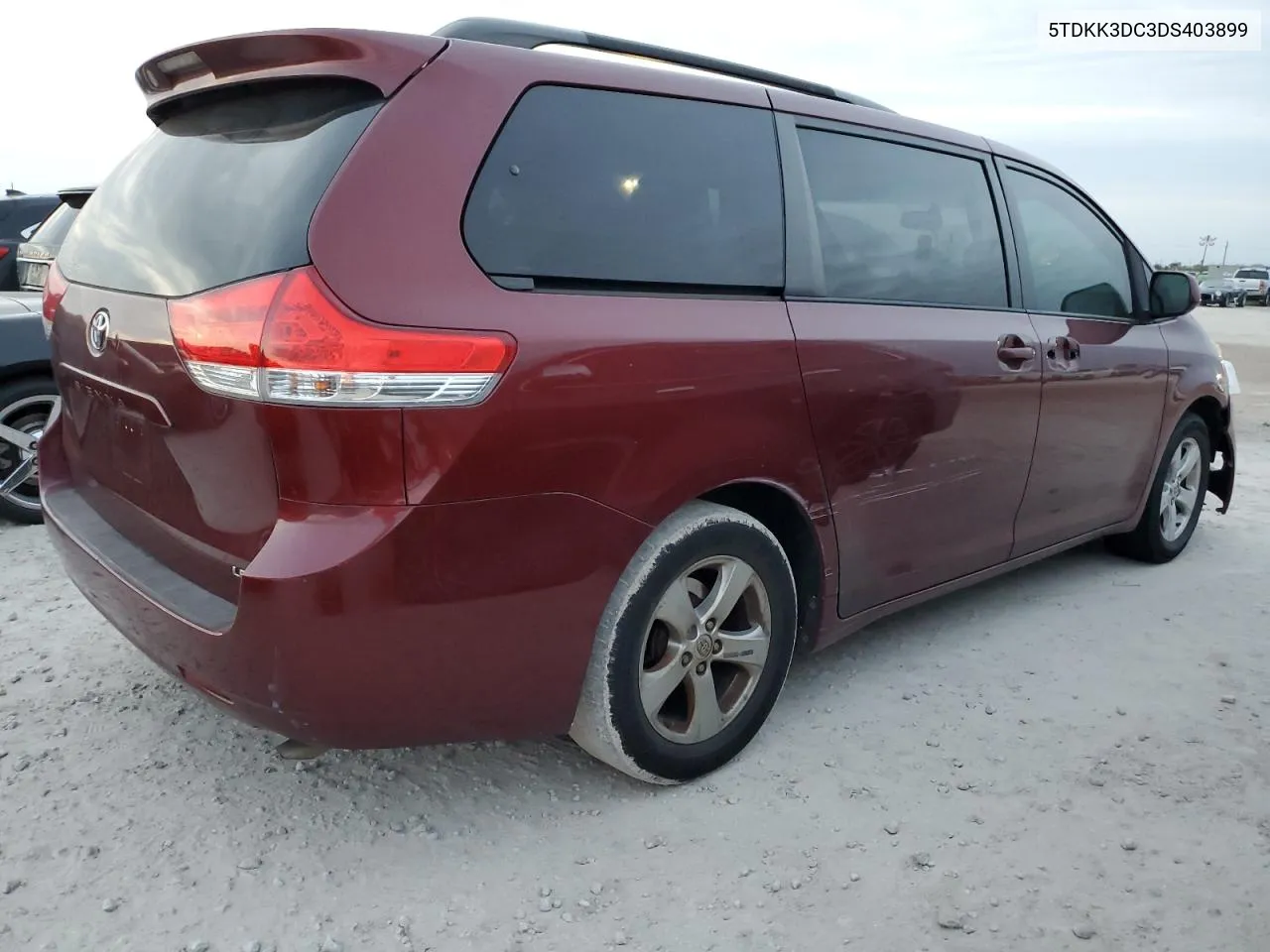 2013 Toyota Sienna Le VIN: 5TDKK3DC3DS403899 Lot: 76586354