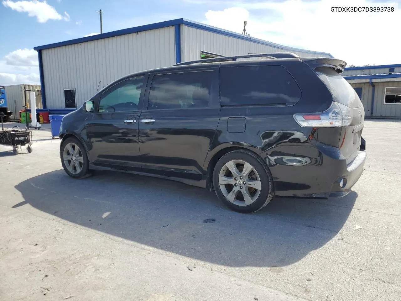 2013 Toyota Sienna Sport VIN: 5TDXK3DC7DS393738 Lot: 76949844