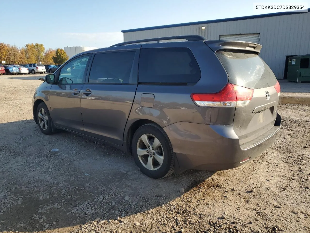 2013 Toyota Sienna Le VIN: 5TDKK3DC7DS329354 Lot: 77050744