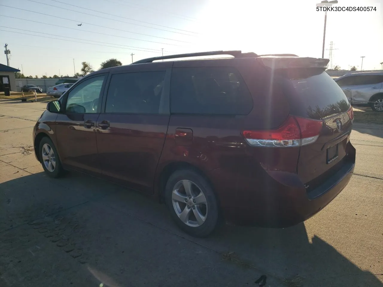 2013 Toyota Sienna Le VIN: 5TDKK3DC4DS400574 Lot: 77150034