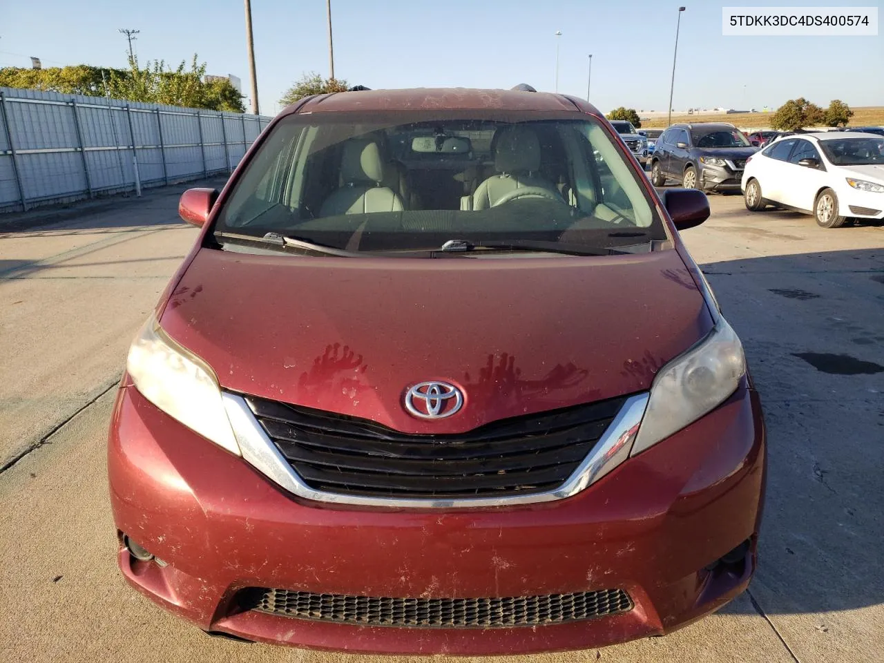 2013 Toyota Sienna Le VIN: 5TDKK3DC4DS400574 Lot: 77150034