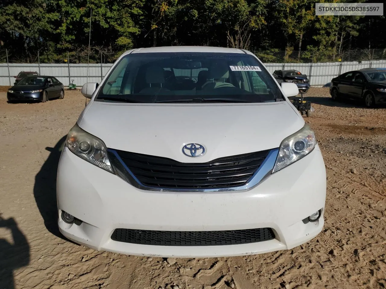 2013 Toyota Sienna Le VIN: 5TDKK3DC5DS385597 Lot: 77165104