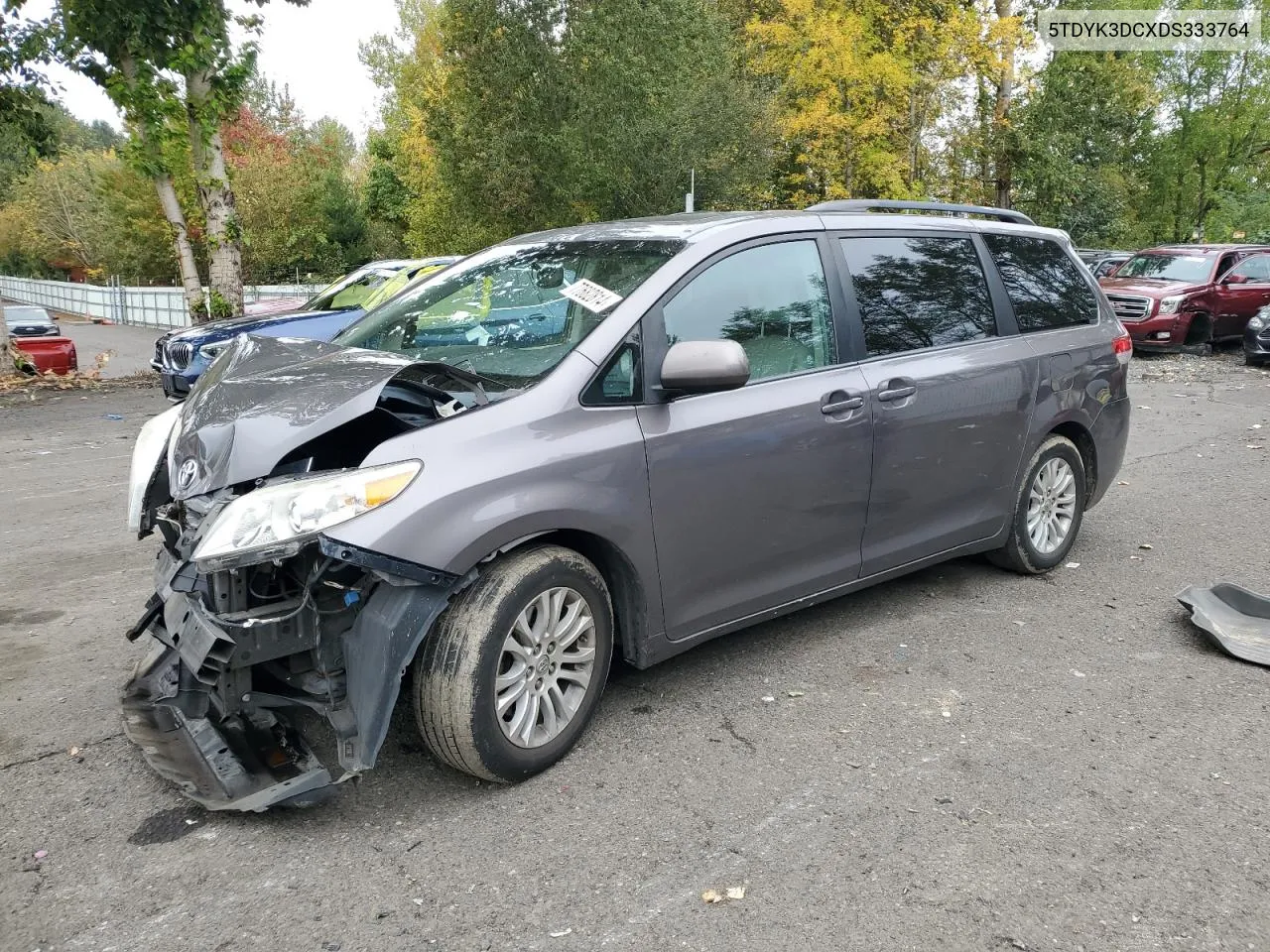 5TDYK3DCXDS333764 2013 Toyota Sienna Xle