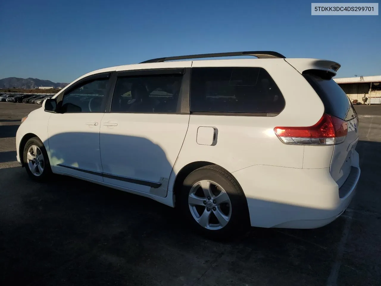 2013 Toyota Sienna Le VIN: 5TDKK3DC4DS299701 Lot: 78149054