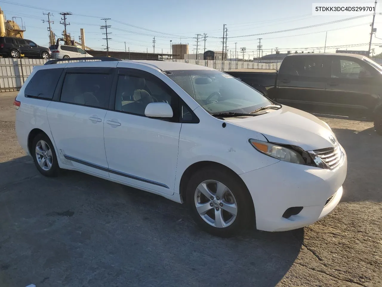 2013 Toyota Sienna Le VIN: 5TDKK3DC4DS299701 Lot: 78149054