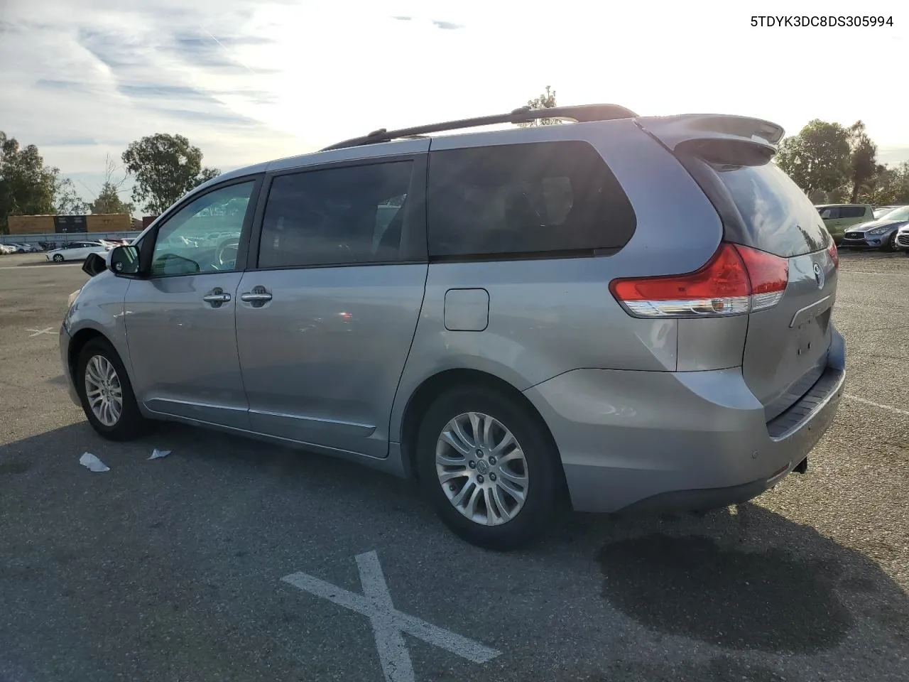 2013 Toyota Sienna Xle VIN: 5TDYK3DC8DS305994 Lot: 78387384