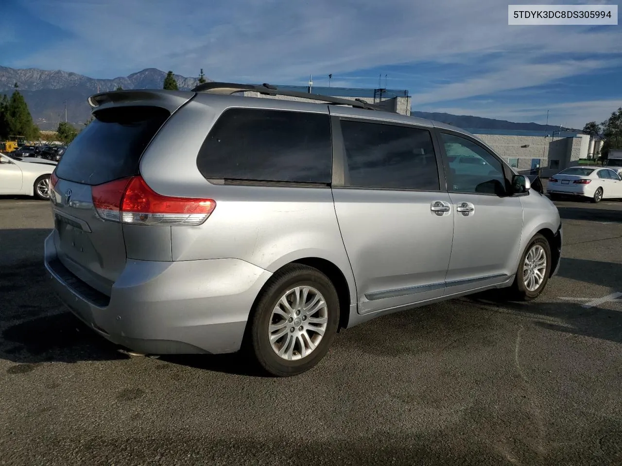 2013 Toyota Sienna Xle VIN: 5TDYK3DC8DS305994 Lot: 78387384