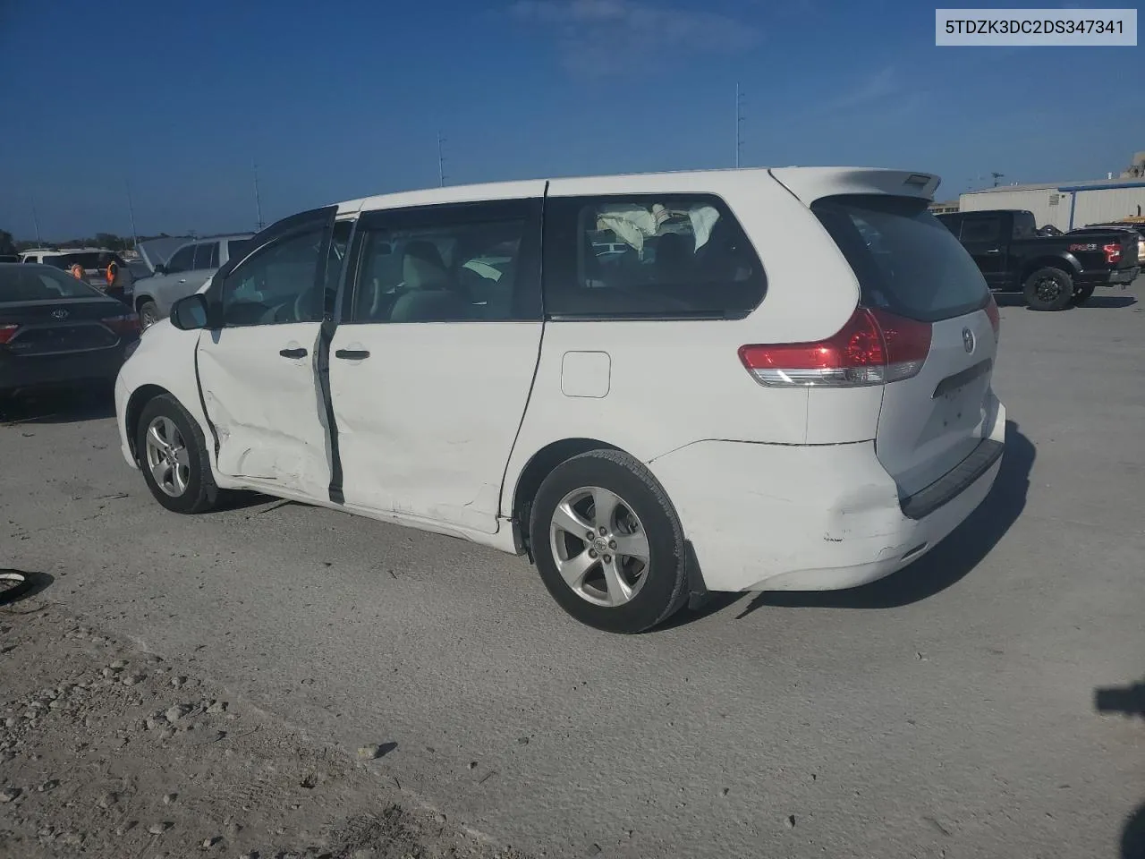 2013 Toyota Sienna VIN: 5TDZK3DC2DS347341 Lot: 78472694