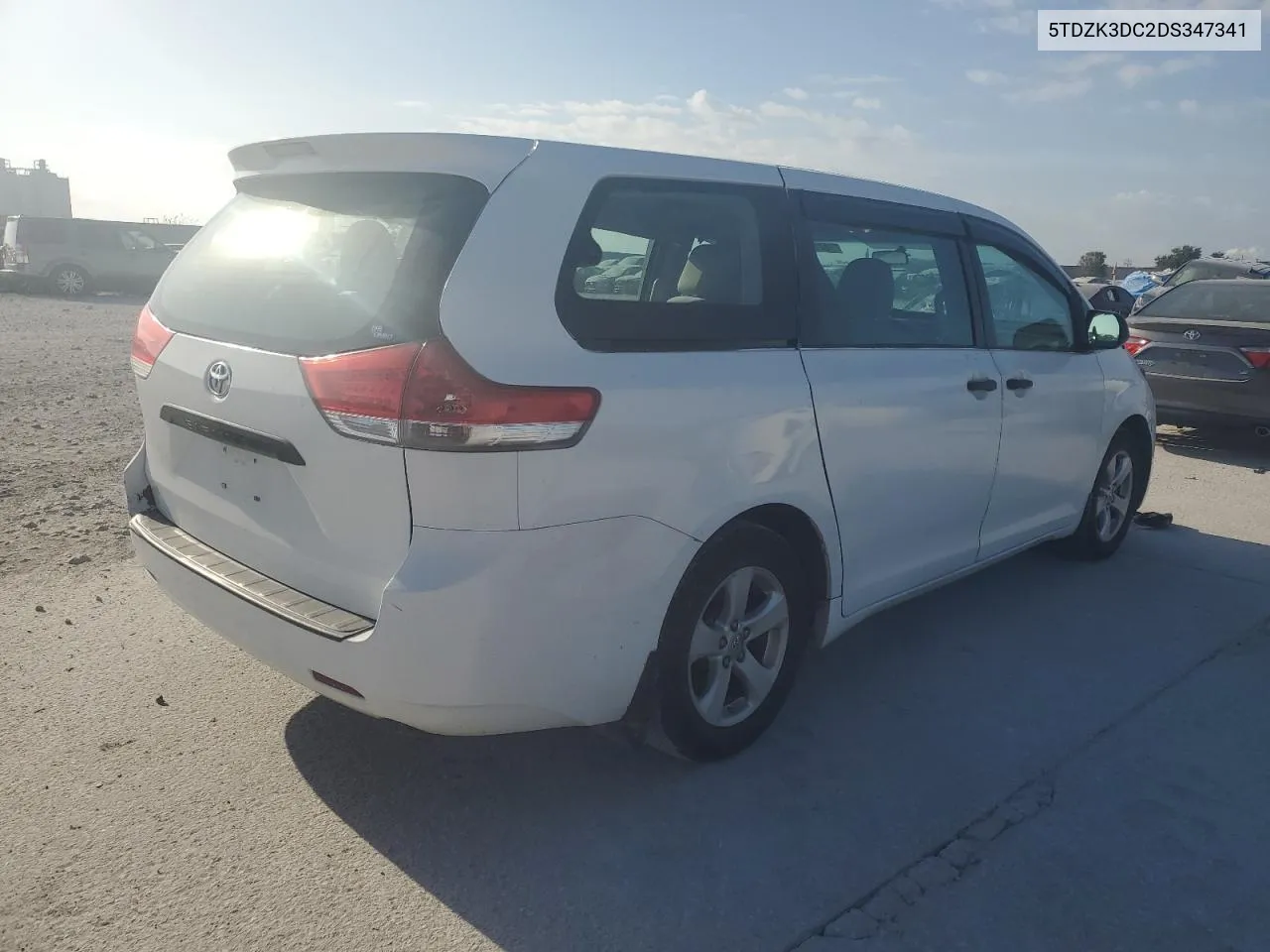 2013 Toyota Sienna VIN: 5TDZK3DC2DS347341 Lot: 78472694