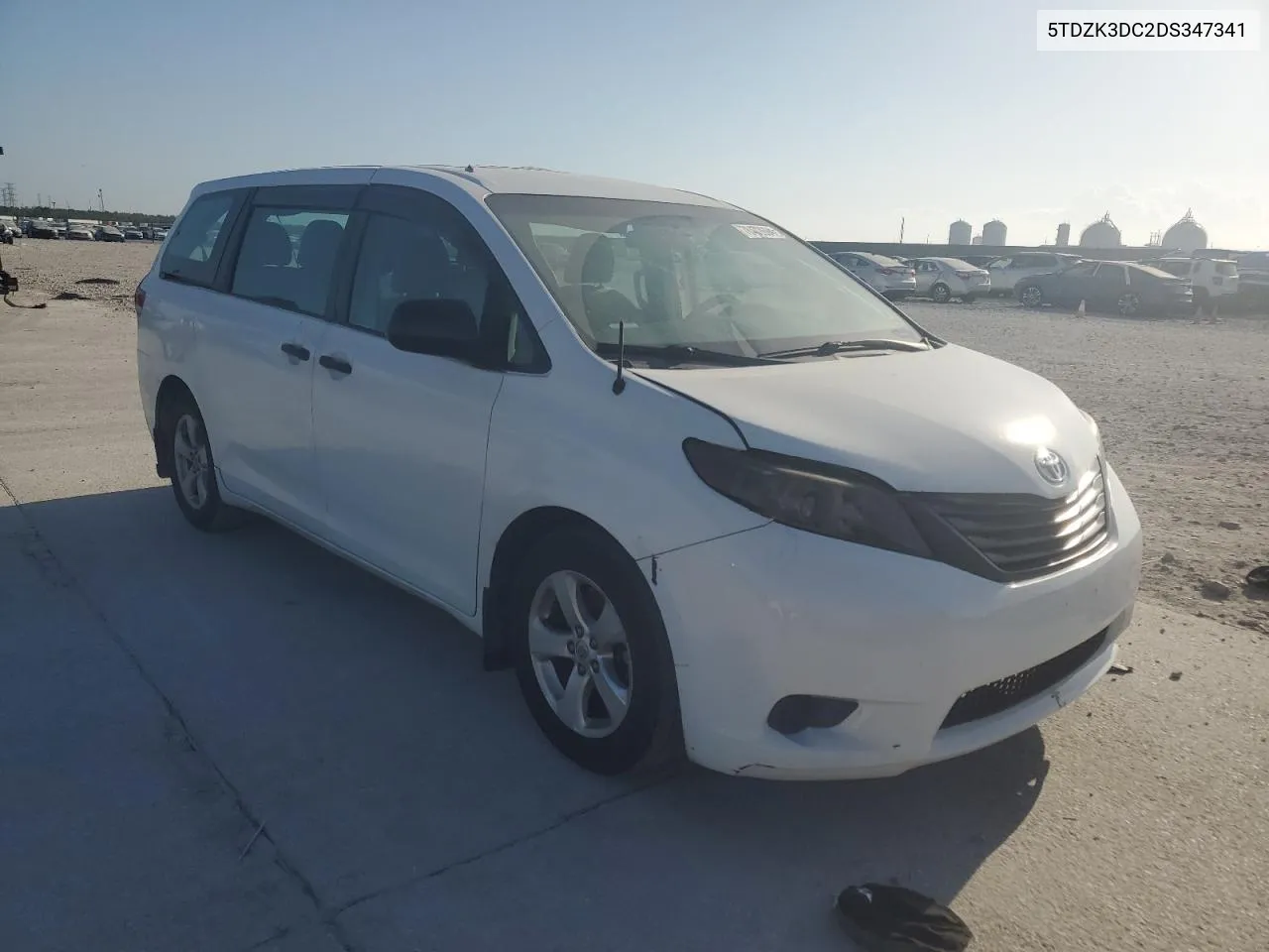 2013 Toyota Sienna VIN: 5TDZK3DC2DS347341 Lot: 78472694