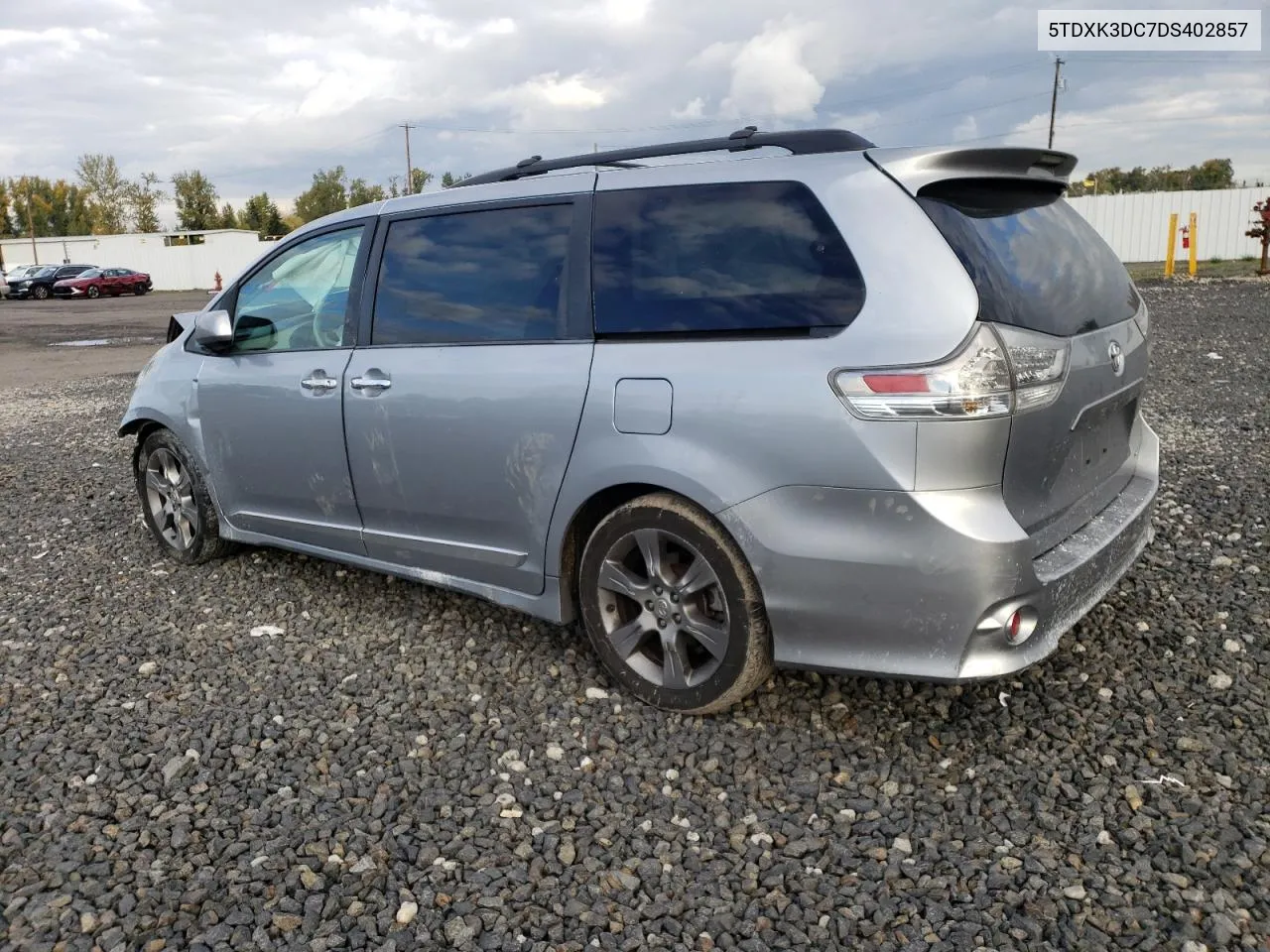 2013 Toyota Sienna Sport VIN: 5TDXK3DC7DS402857 Lot: 78573554