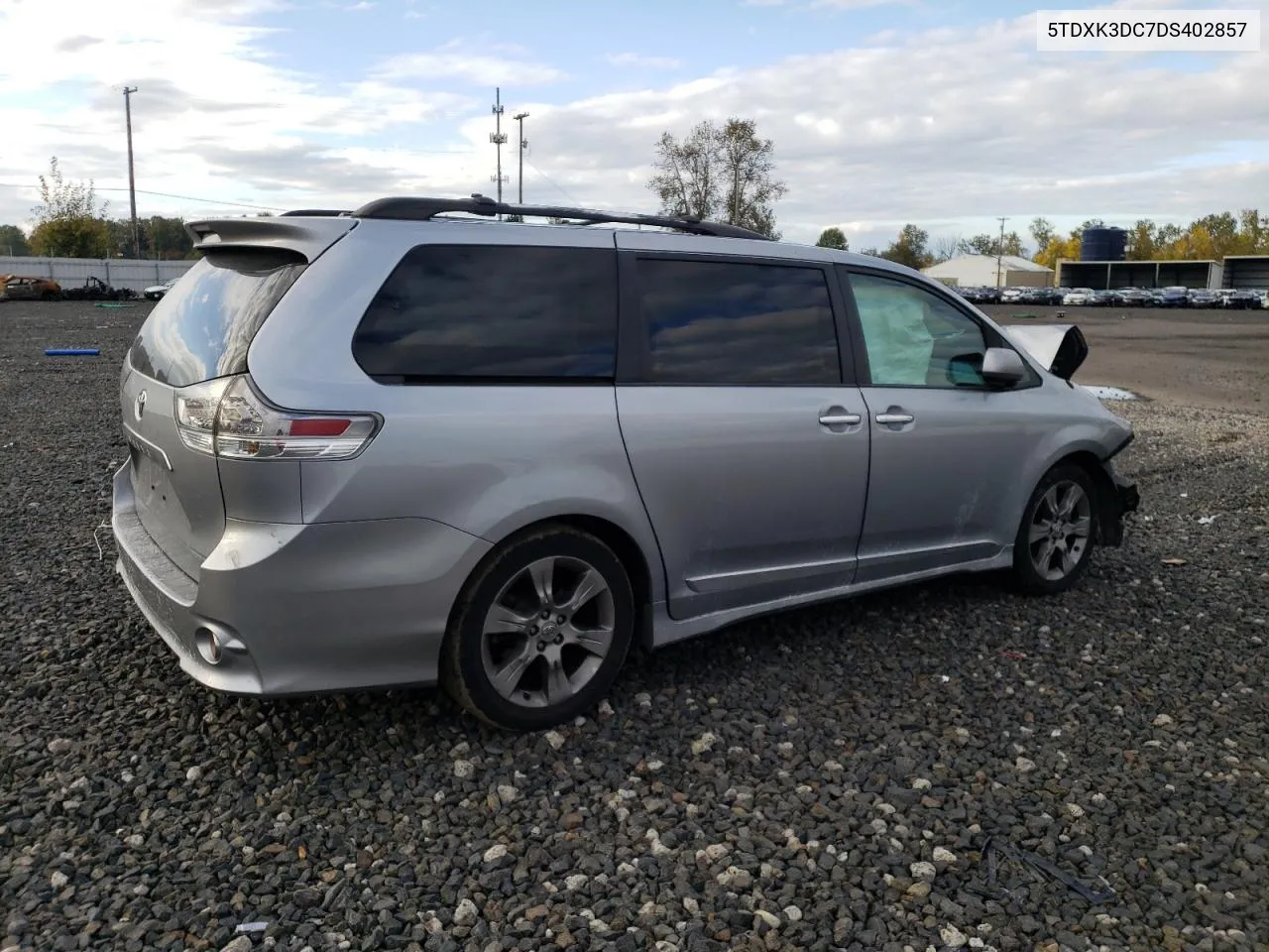 2013 Toyota Sienna Sport VIN: 5TDXK3DC7DS402857 Lot: 78573554