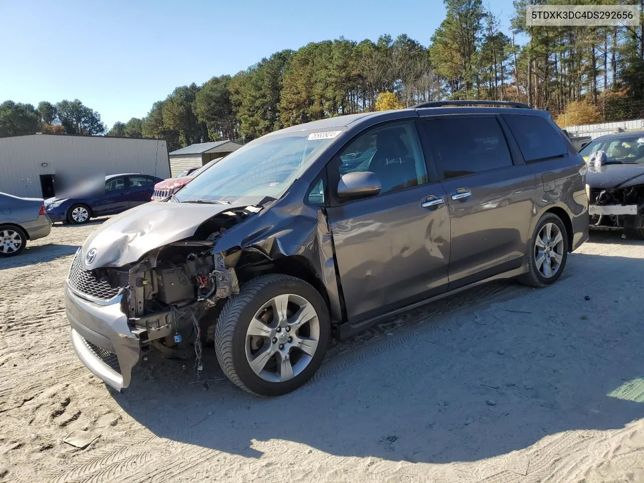 2013 Toyota Sienna Sport VIN: 5TDXK3DC4DS292656 Lot: 78583924