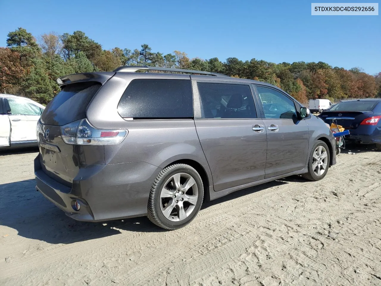 2013 Toyota Sienna Sport VIN: 5TDXK3DC4DS292656 Lot: 78583924