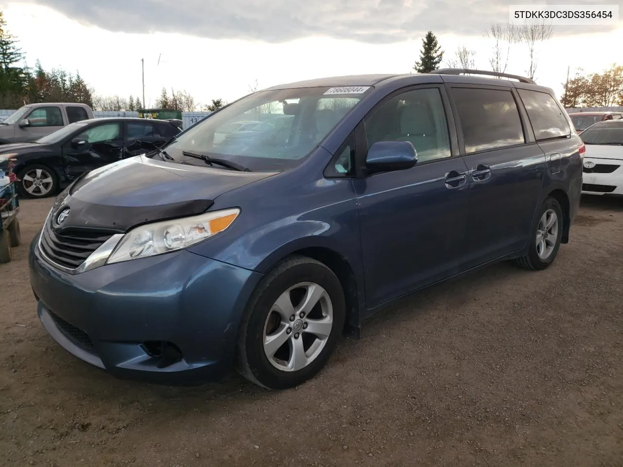 2013 Toyota Sienna Le VIN: 5TDKK3DC3DS356454 Lot: 78608044