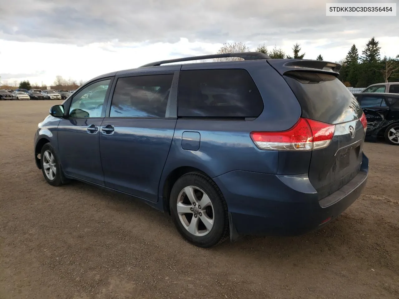 2013 Toyota Sienna Le VIN: 5TDKK3DC3DS356454 Lot: 78608044