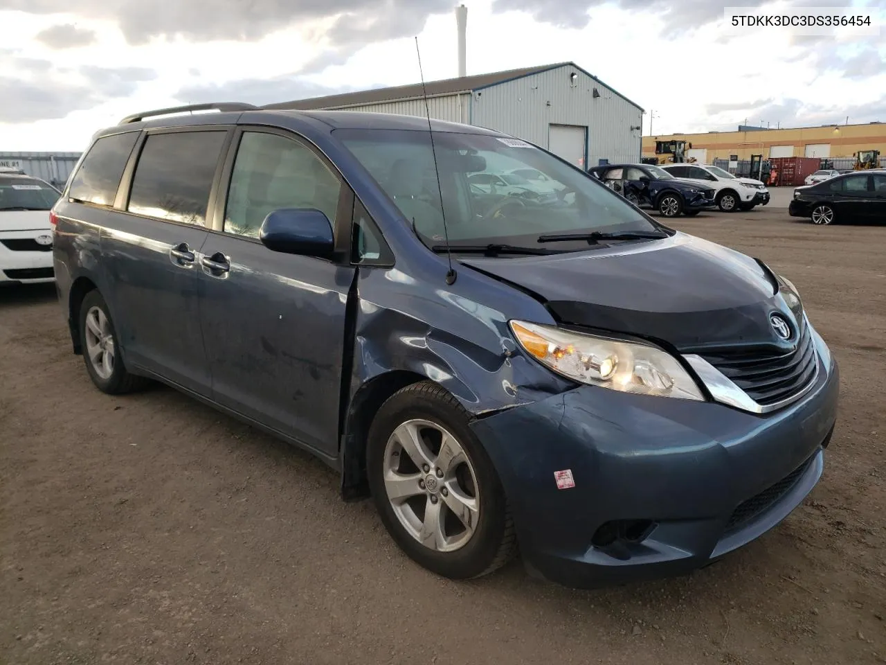 2013 Toyota Sienna Le VIN: 5TDKK3DC3DS356454 Lot: 78608044