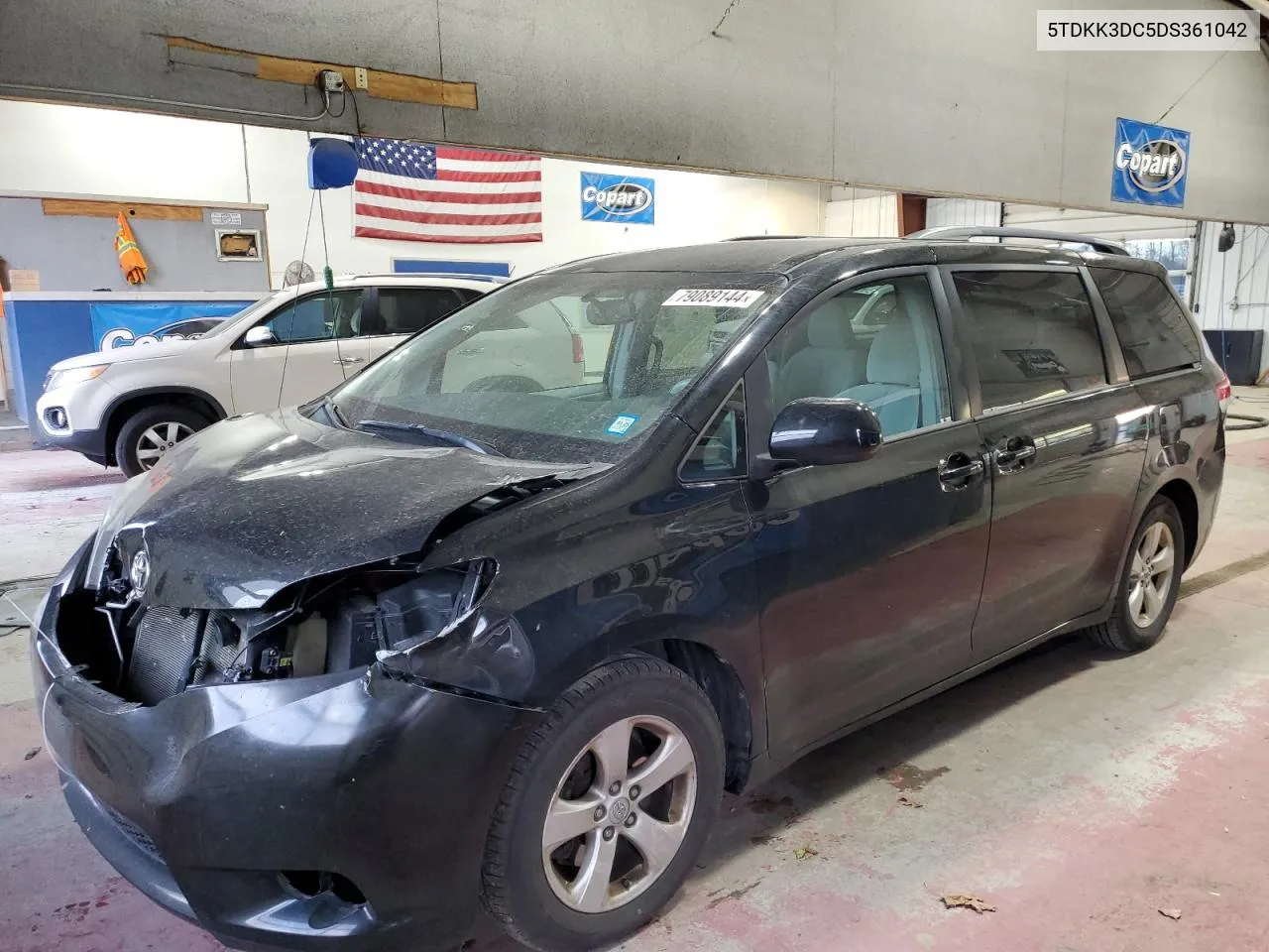 2013 Toyota Sienna Le VIN: 5TDKK3DC5DS361042 Lot: 79089144