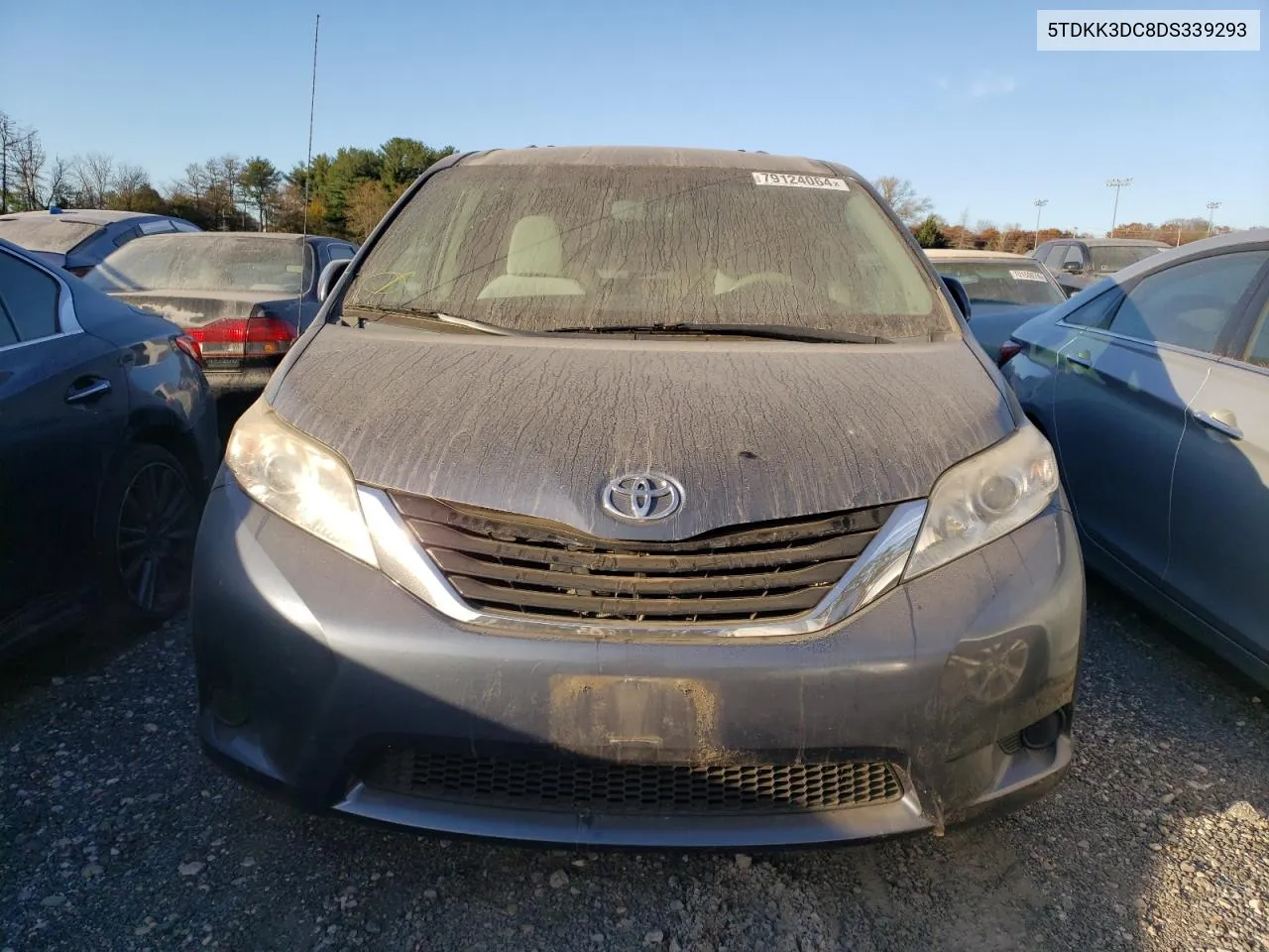 2013 Toyota Sienna Le VIN: 5TDKK3DC8DS339293 Lot: 79124064