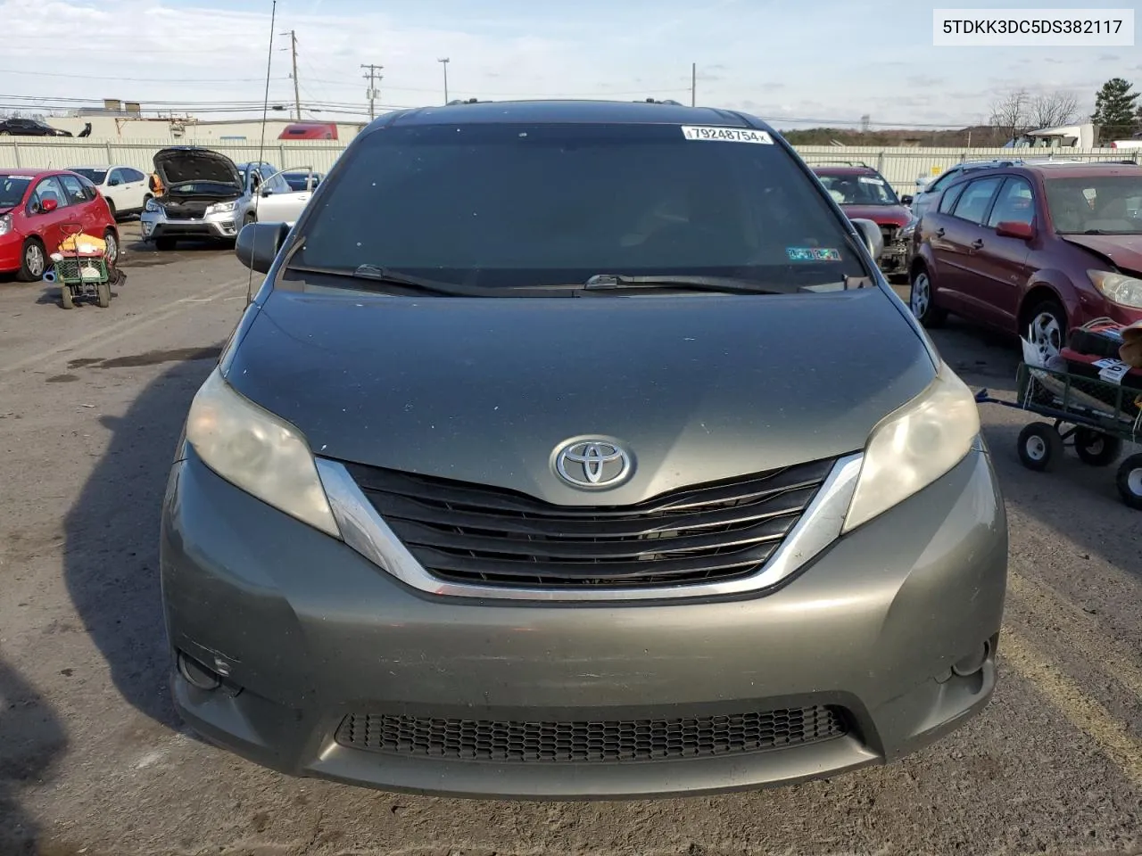 2013 Toyota Sienna Le VIN: 5TDKK3DC5DS382117 Lot: 79248754