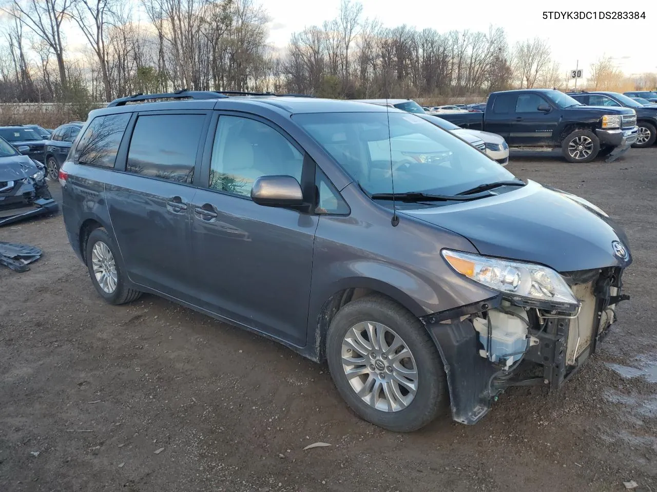 2013 Toyota Sienna Xle VIN: 5TDYK3DC1DS283384 Lot: 79291004