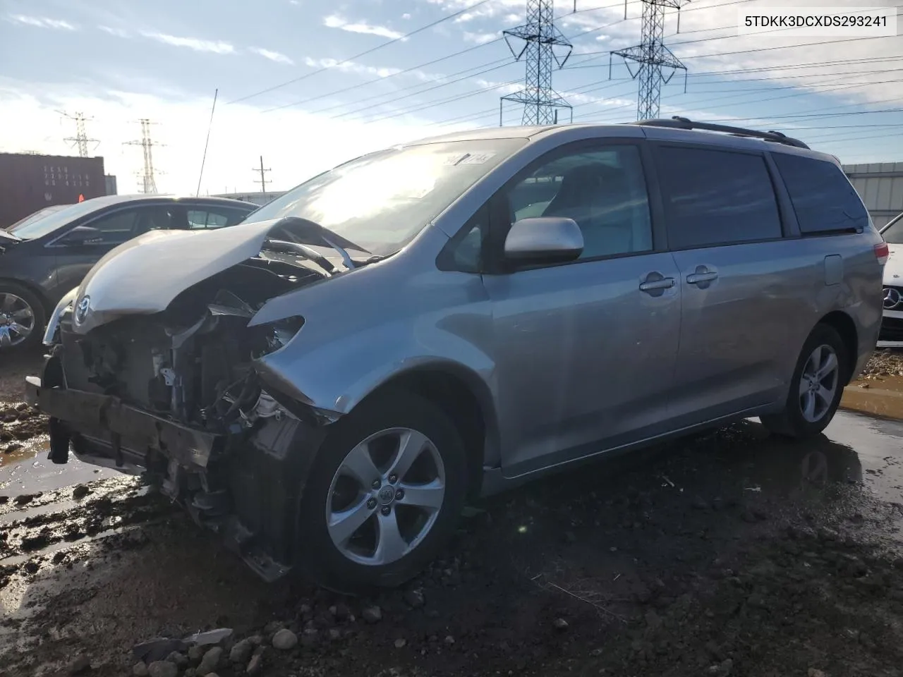 2013 Toyota Sienna Le VIN: 5TDKK3DCXDS293241 Lot: 79427774