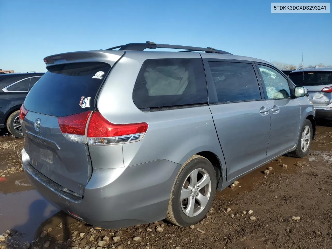 2013 Toyota Sienna Le VIN: 5TDKK3DCXDS293241 Lot: 79427774