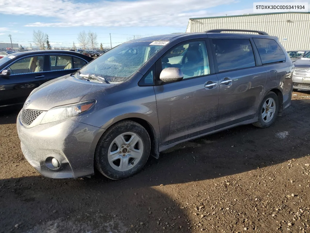 2013 Toyota Sienna Sport VIN: 5TDXK3DC0DS341934 Lot: 79538084