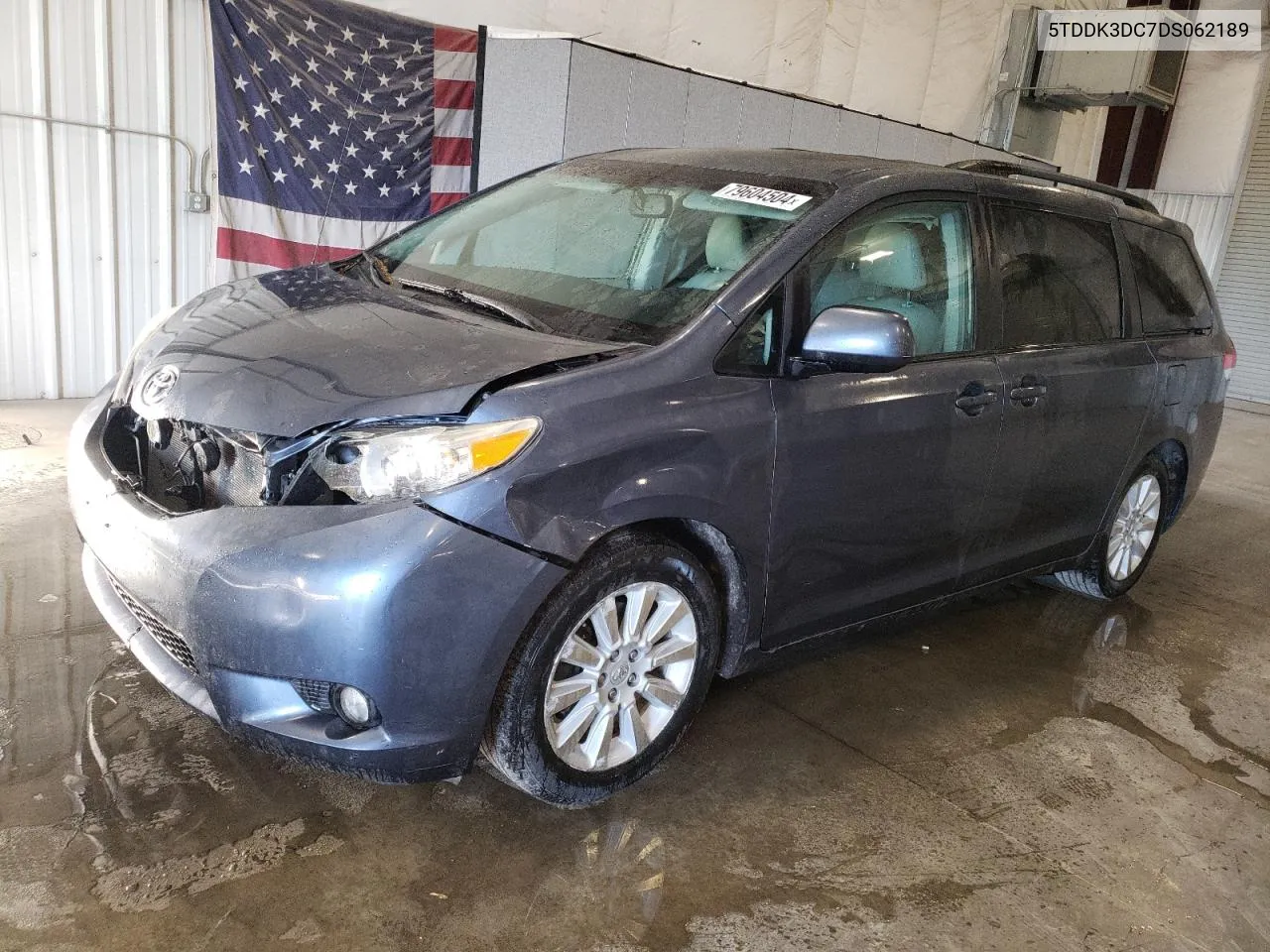 2013 Toyota Sienna Xle VIN: 5TDDK3DC7DS062189 Lot: 79604504