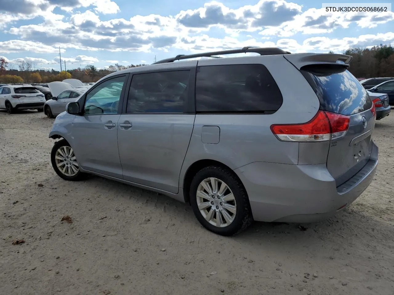 2013 Toyota Sienna Le VIN: 5TDJK3DC0DS068662 Lot: 79611104