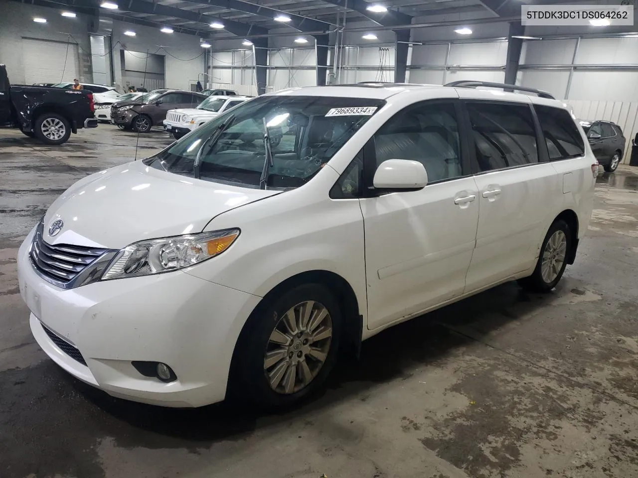 2013 Toyota Sienna Xle VIN: 5TDDK3DC1DS064262 Lot: 79689334