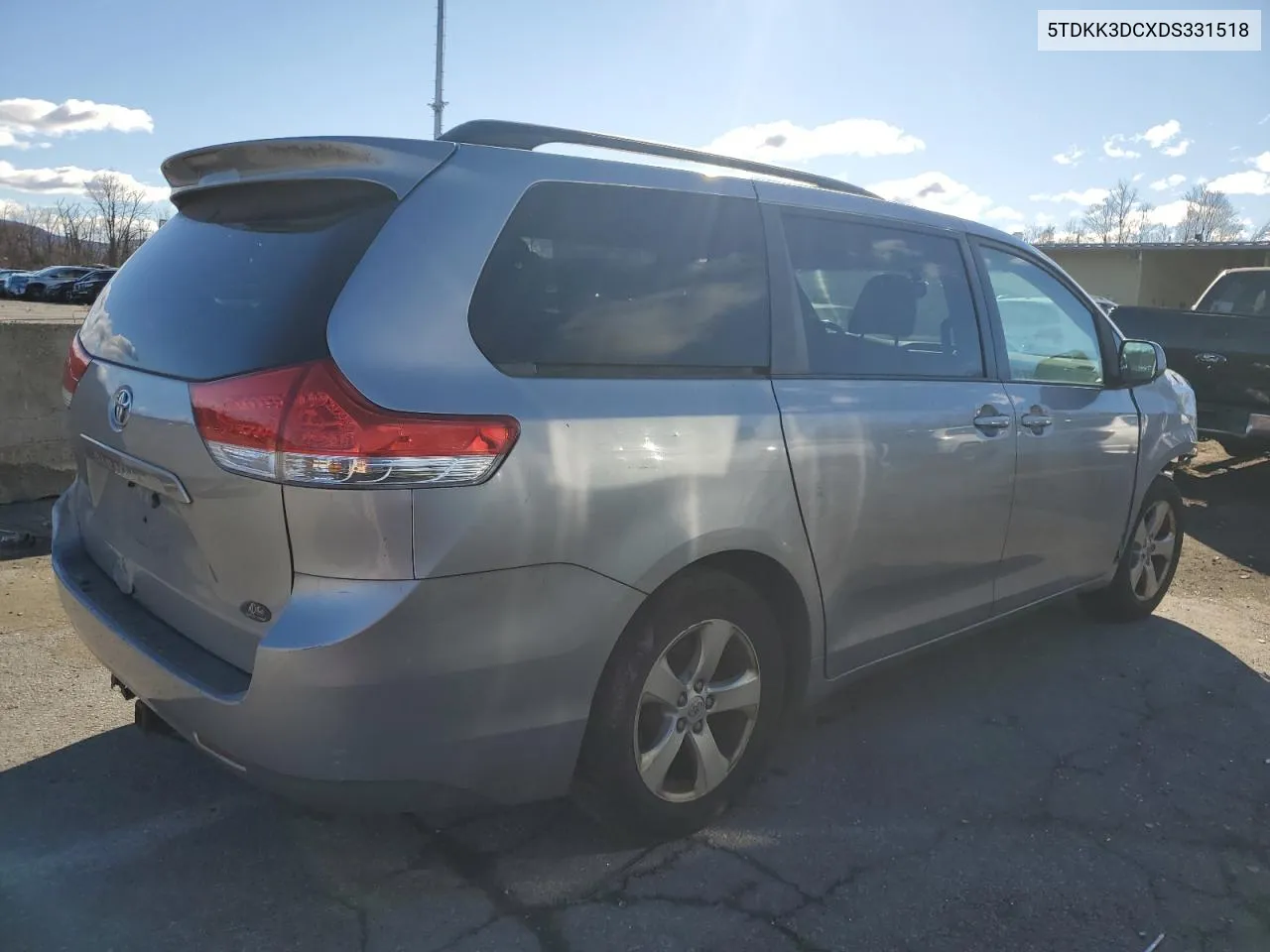 2013 Toyota Sienna Le VIN: 5TDKK3DCXDS331518 Lot: 79801274