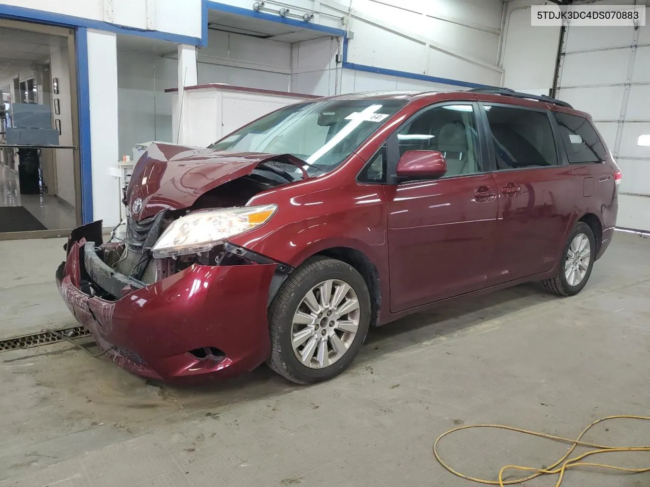 2013 Toyota Sienna Le VIN: 5TDJK3DC4DS070883 Lot: 79857584