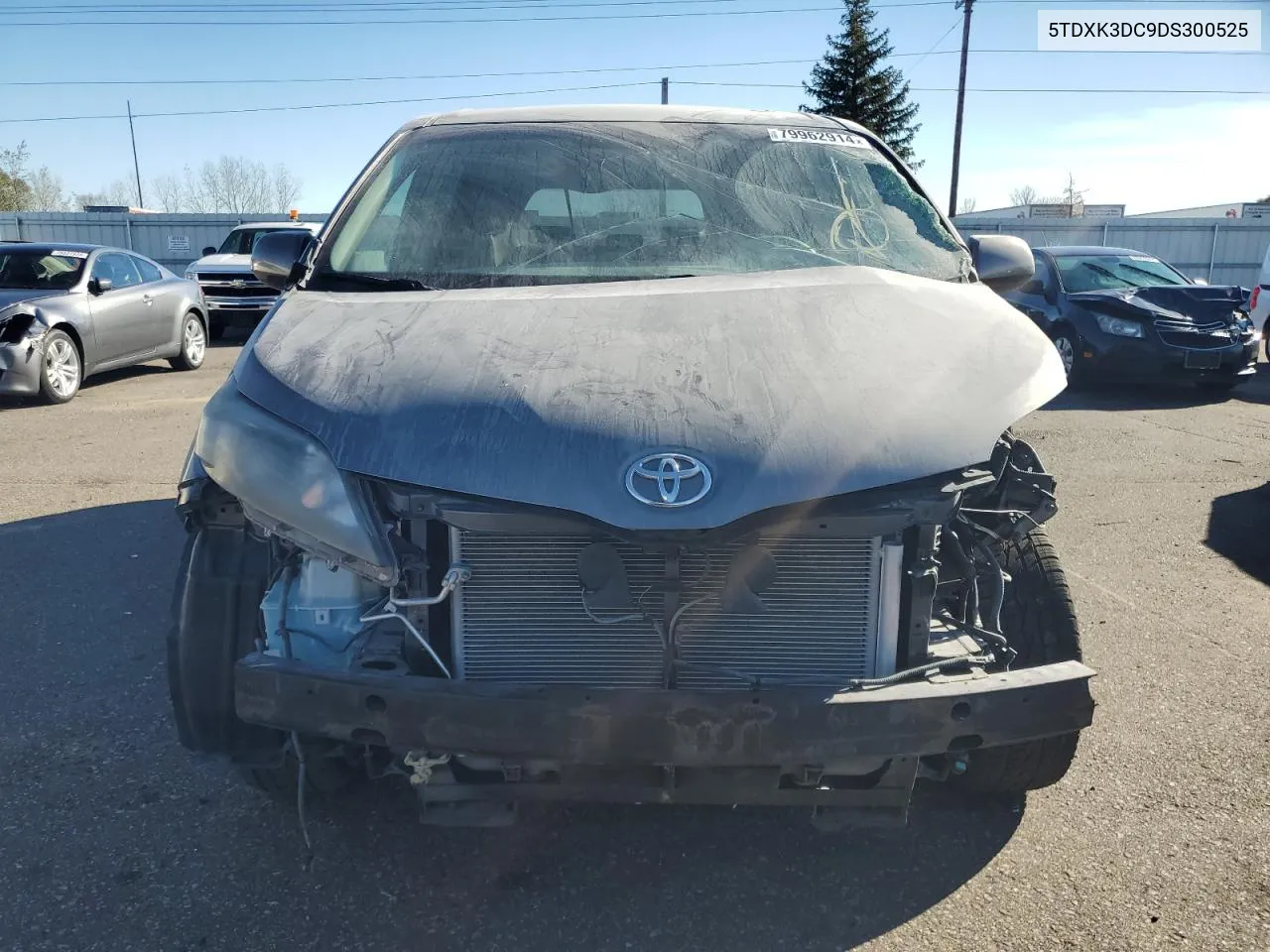 2013 Toyota Sienna Sport VIN: 5TDXK3DC9DS300525 Lot: 79962914