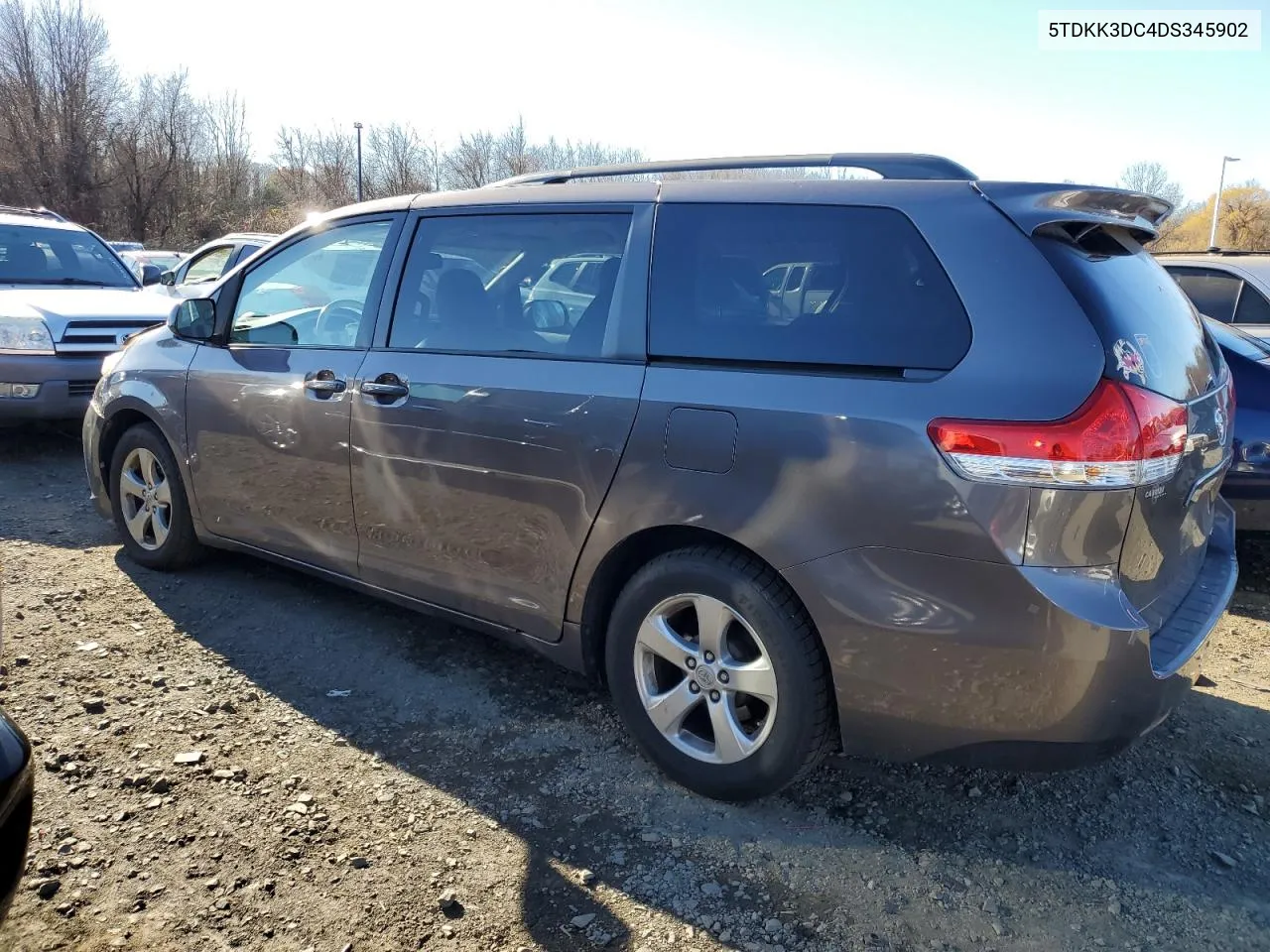 2013 Toyota Sienna Le VIN: 5TDKK3DC4DS345902 Lot: 80053504