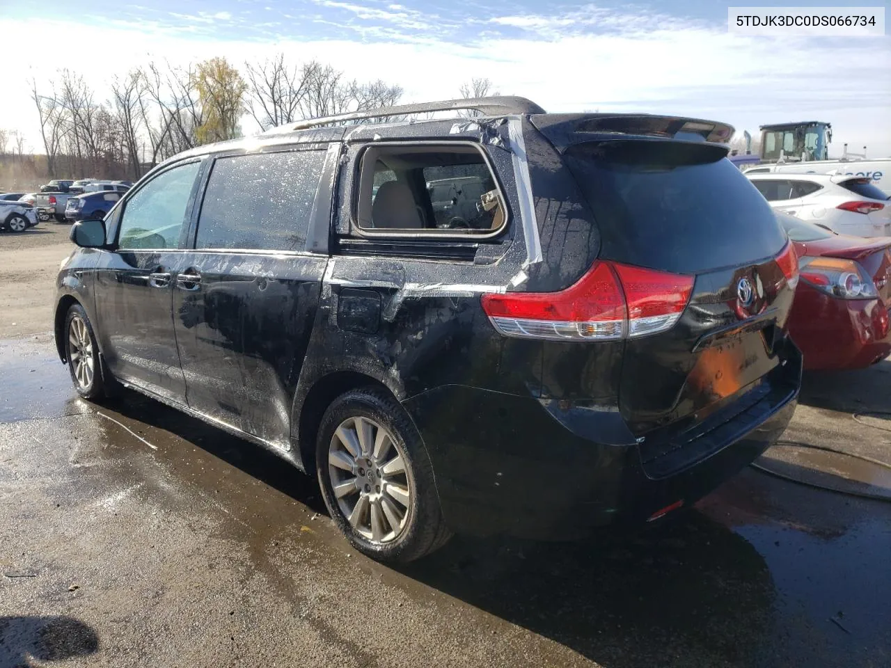 2013 Toyota Sienna Le VIN: 5TDJK3DC0DS066734 Lot: 80107304