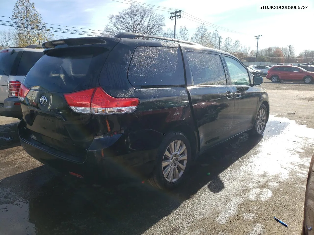 2013 Toyota Sienna Le VIN: 5TDJK3DC0DS066734 Lot: 80107304