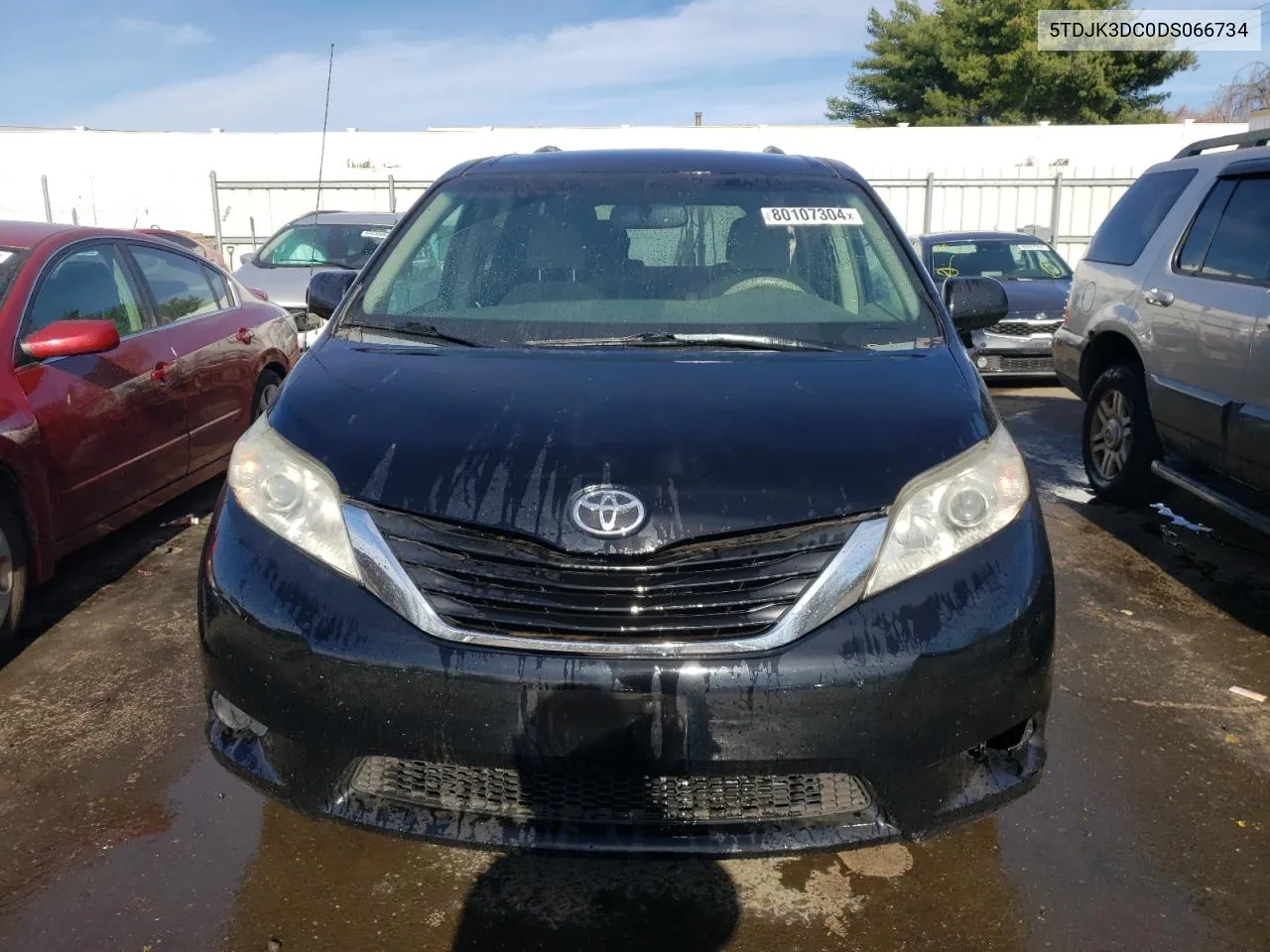 2013 Toyota Sienna Le VIN: 5TDJK3DC0DS066734 Lot: 80107304