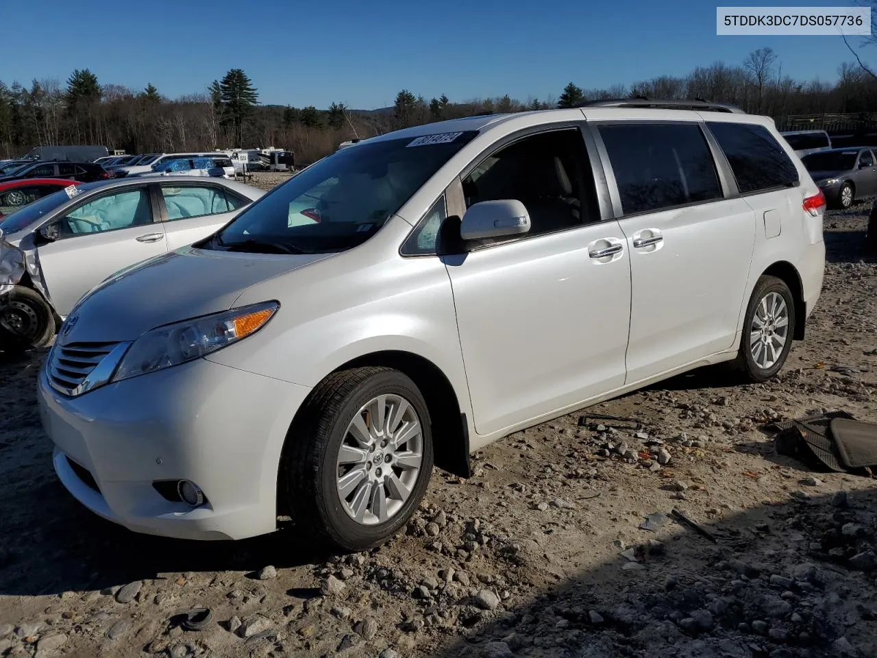 2013 Toyota Sienna Xle VIN: 5TDDK3DC7DS057736 Lot: 80146724