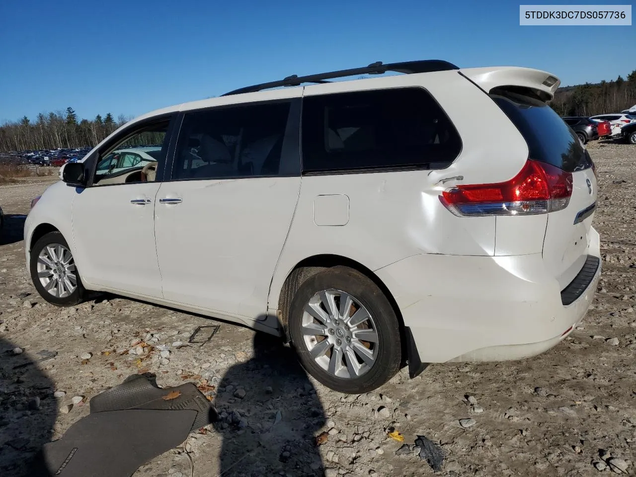 2013 Toyota Sienna Xle VIN: 5TDDK3DC7DS057736 Lot: 80146724