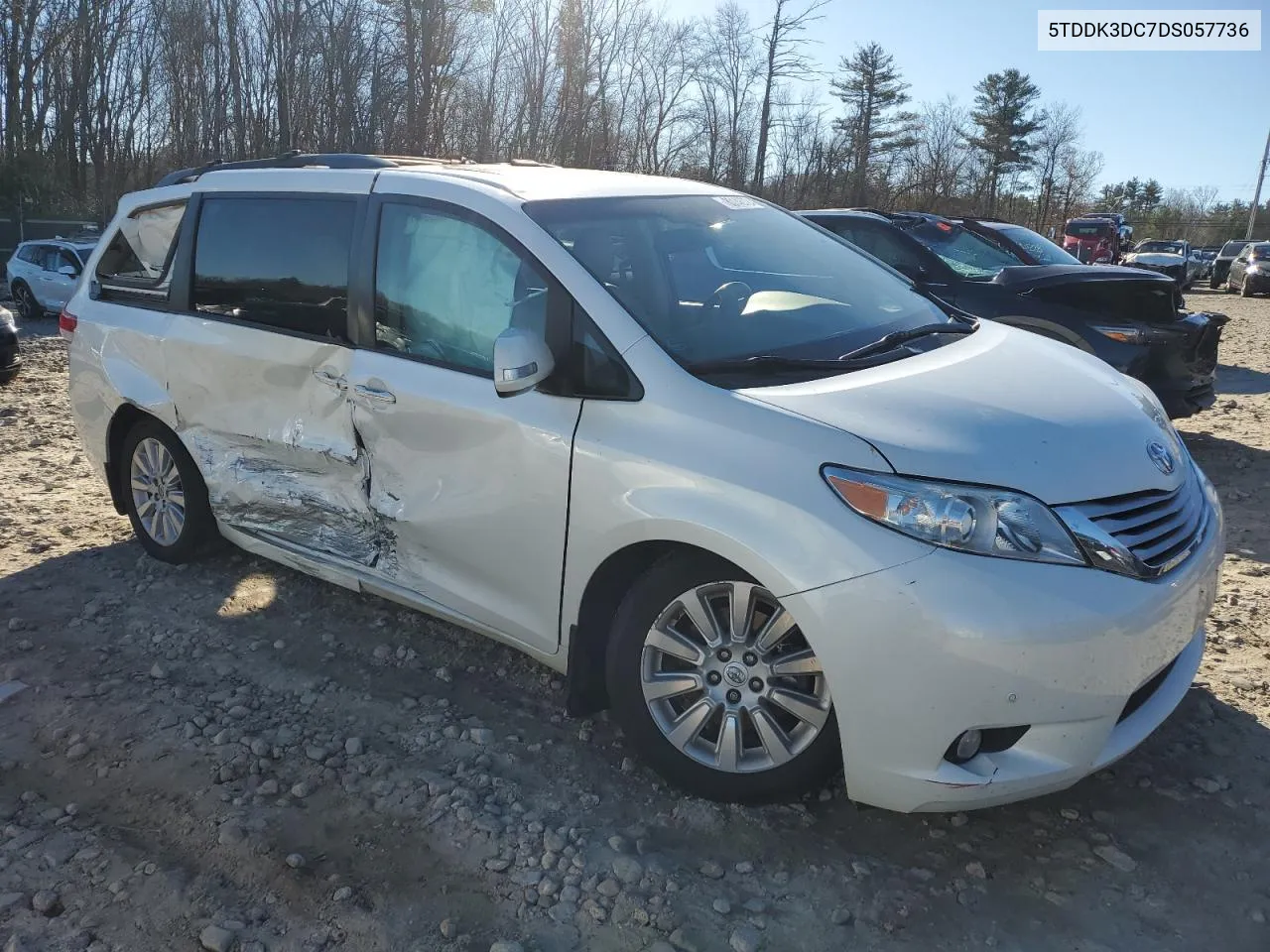 2013 Toyota Sienna Xle VIN: 5TDDK3DC7DS057736 Lot: 80146724