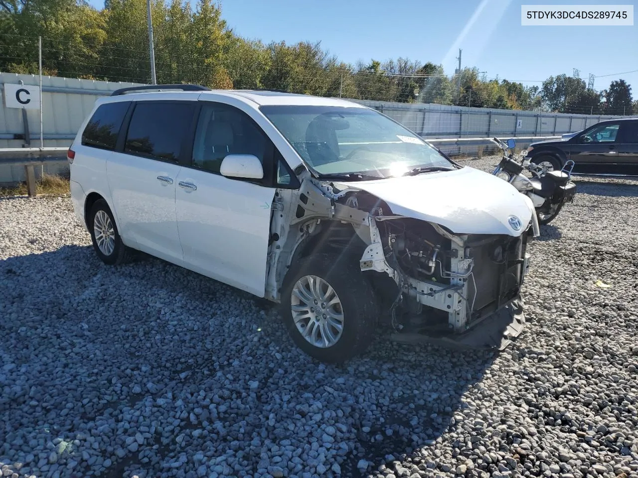 2013 Toyota Sienna Xle VIN: 5TDYK3DC4DS289745 Lot: 80188964