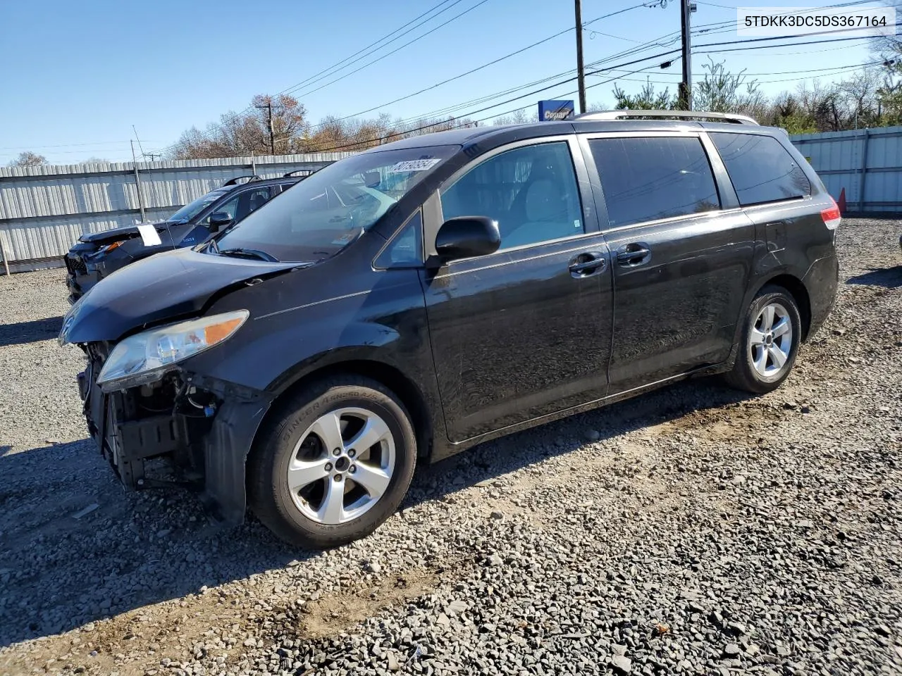 2013 Toyota Sienna Le VIN: 5TDKK3DC5DS367164 Lot: 80190954