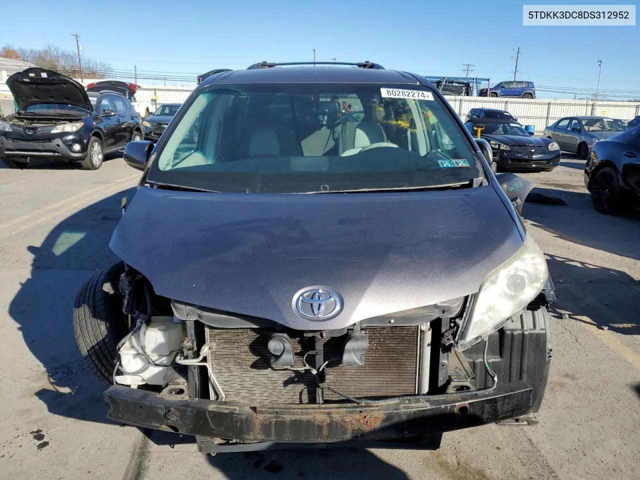 5TDKK3DC8DS312952 2013 Toyota Sienna Le