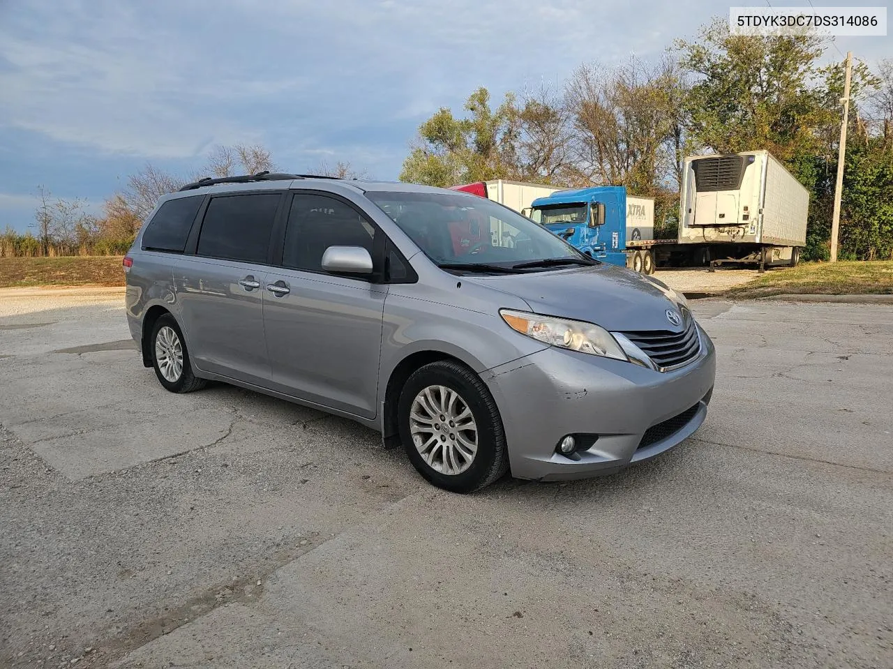 2013 Toyota Sienna Xle VIN: 5TDYK3DC7DS314086 Lot: 80334944