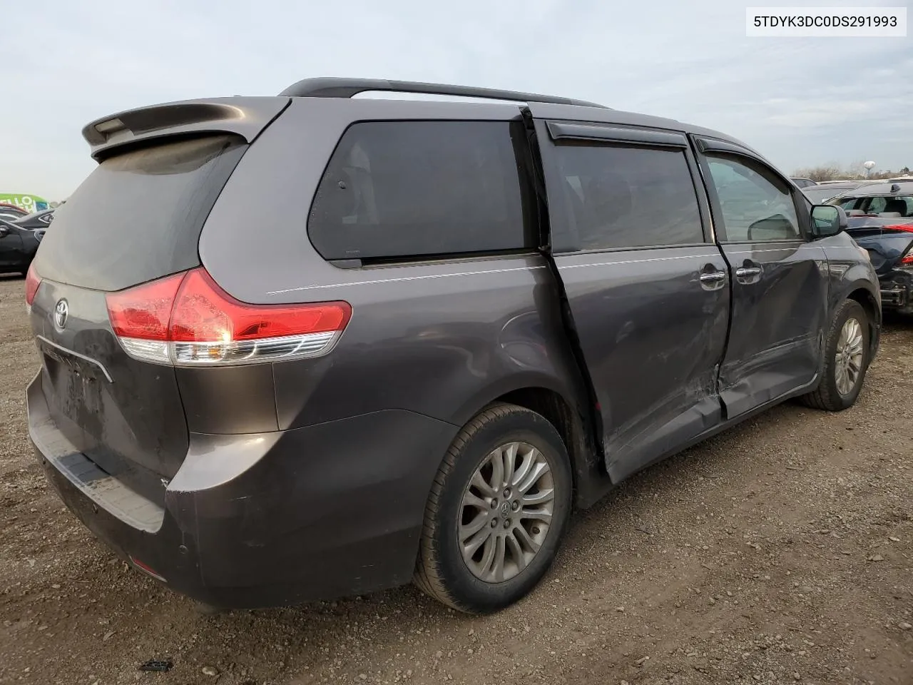 2013 Toyota Sienna Xle VIN: 5TDYK3DC0DS291993 Lot: 80498094